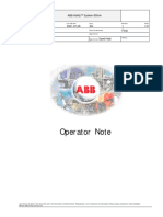 Attach-3a ABB Ability™ System 800xa - OPERATOR NOTE
