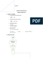 Laporan Praktikum 4 Fisika Komputasi 1. Model Numerik: Mulai