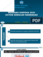 Sosialisasi Sispena 2020 Untuk SM