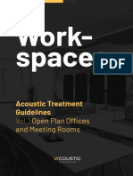 Work-Spaces: Acoustic Treatment Guidelines