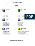 Speedcubedb CLL: Cllas1 Cllas2