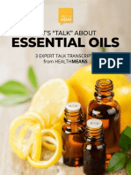 Essential Oils: Let'S "Talk" About