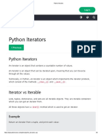 Python Iterators