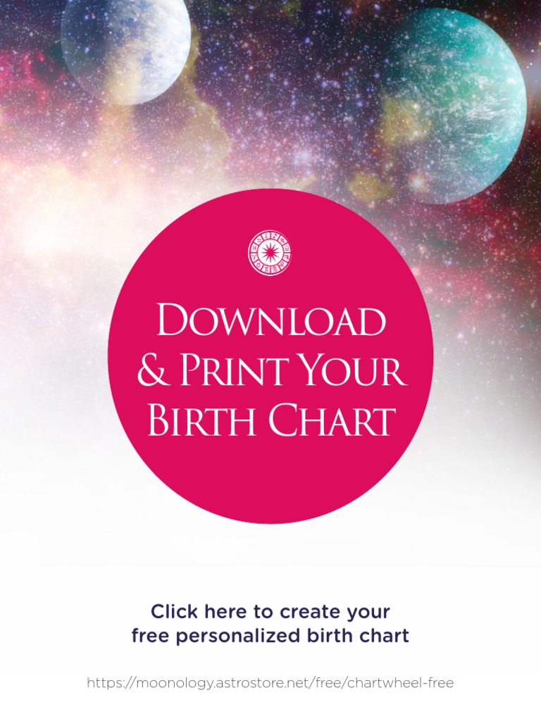 Create Your Free Birth Chart Guide | PDF | Astrological Sign | Planets ...