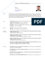 Curriculum Vitae - Mouhcine Assouli: Personal Information