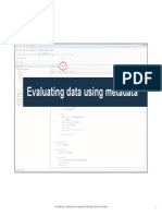 Evaluating Data Using Metadata Evaluating Data Using Metadata