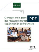 Concepts de La Gestion Des Ressources Humaines Et Planification Prévisionnelle