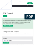 SQL Tutorial: Examples in Each Chapter
