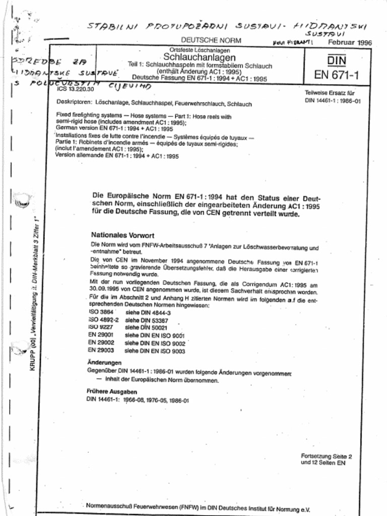 En 671-1 | PDF