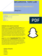 Snapchat SWOT and Statistics