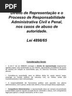 Direito de Representação e o processo de Responsabilidade - Plano de Aula