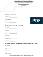 CBSE Class 6 Knowing Our Numbers Worksheet