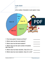 Class Students Pie Chart: Data and Graphing Worksheet