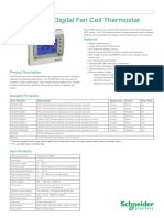 TC300 Series Digital Fan Coil Thermostat: Features