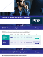 CPHIMS-CA Exam Eligibility + Registration
