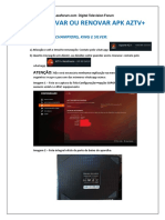Como Ativar Ou Renovar Apk Aztv - v1