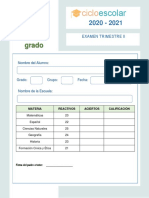 6° Exam_Trim2 2020-2021