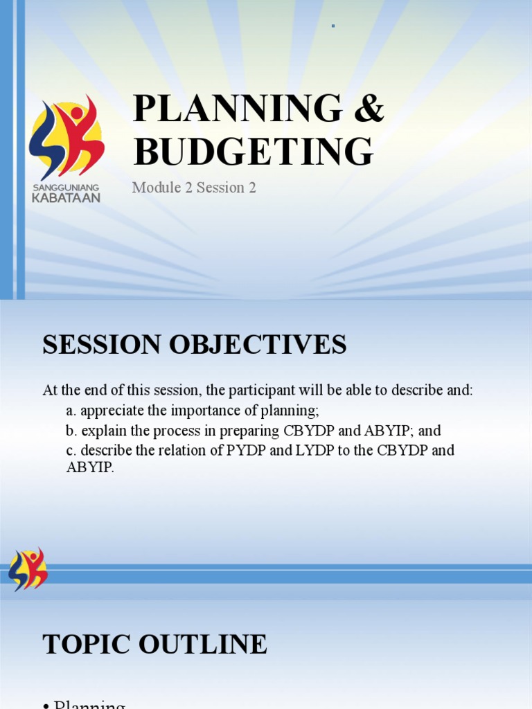 SK Planning and Budgeting Module 2 | PDF | Expense | Youth