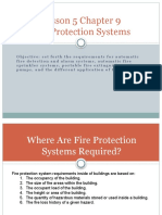 Lesson 5 Chapter 9 Fire Protection Systems