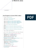 Convert PDF To Word in Java Example - NgDeveloper