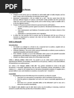 Unit 1: Trespass To Person