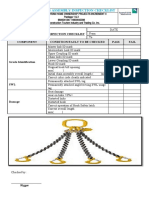 FC 4.1.4 - Chain Sling Assembly Inspection Checklist Form