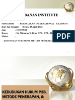 Pertemuan 09 - Kedudukan Hukum p3b, Metode Penerapan, Struktur p3b [Lanjutan]