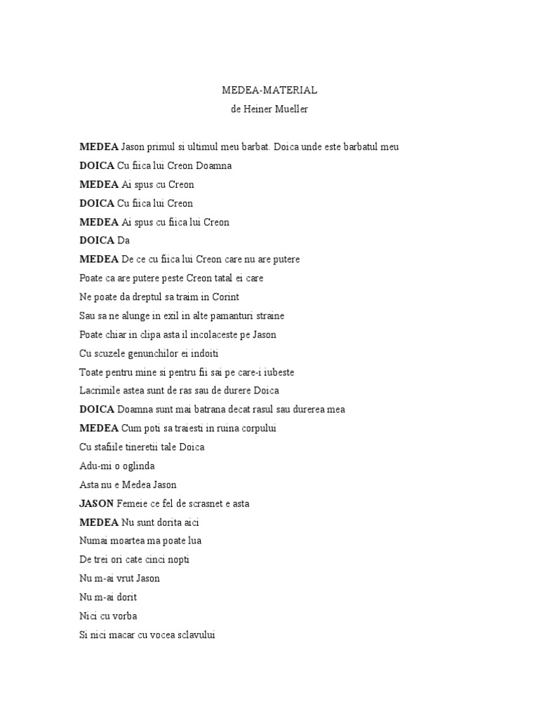 Medea Romana | PDF