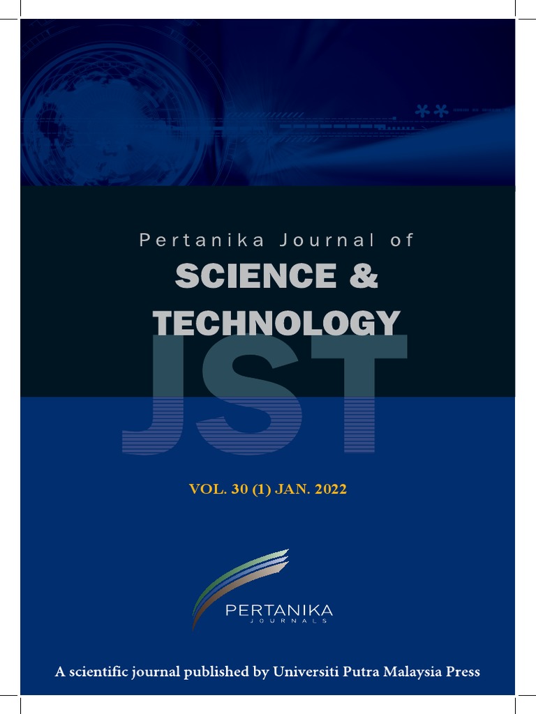 JST Vol. 30 (1) Jan. 2022 (View Full Journal) | PDF | Academic Journal |  International Standard Serial Number