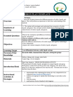 Lesson Plan Template: Standards of Learning Essential Questions