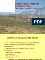 Variable-Speed Drives For Pressure Irrigation Systems Energy-Efficient Technology For The 21 Century