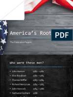 America's Roots: The Federalist Papers