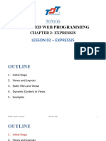 Advanced Web Programming: Chapter 2: Expressjs