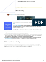 SAP Delivery Block Functionality Tutorial 