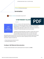 SAP Material Determination Tutorial 