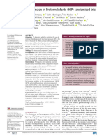 Hypotension in Preterm Infants (HIP) Randomised Trial: Original Research