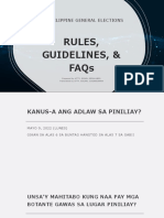 2022 GENERAL ELECTION GUIDELINES Bisaya