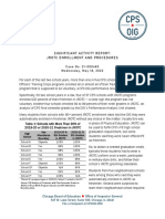 CPS OIG Significant Activity Report - JROTC Enrollment and Procedures