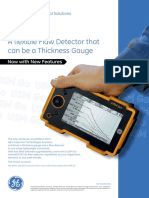 GE USM Go Ultrasonic Flaw Detector and Thickness Gauge