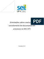 Orientacoes Sobre Cancelamento e Exclusao de Documentos SEI Versao Aprovada