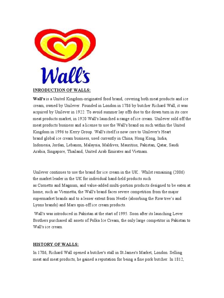 Walls Foods Business