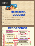 Estimación  COCOMO