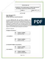 Acta de Cierre de Votaciones Copasst