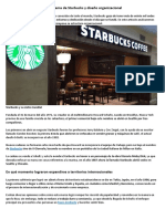 Starbucks - Organigrama y Diseño Organizacional
