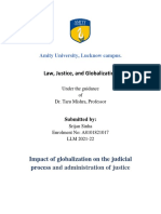 Impact of globalization on judicial processes and justice