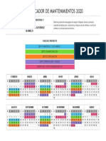 Calendario de Programación de Manttos Preventivos 2020