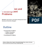 Lecture 6. Transportation and Transshipment Problems