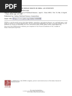 Social Movements and Human Rights in India