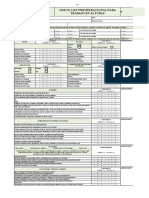 Check List Preoperacional Trabajo en Alturas