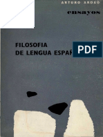 Arturo Ardao. Filosofia en Lengua Espanola - 1963